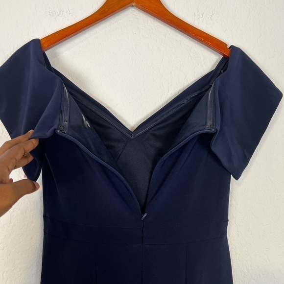 AQUA Off-the-shoulder Gown - Picture 6 of 9